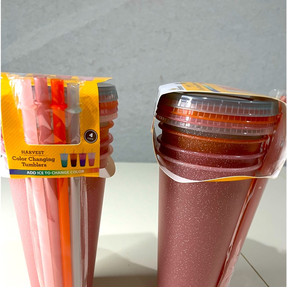 Harvest Color Changing Tumblers 25 oz.  2 packs of 4
